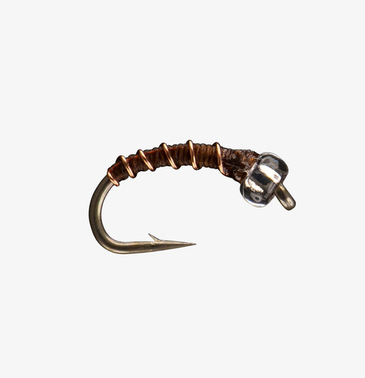 Glass Zebra Midge Brown