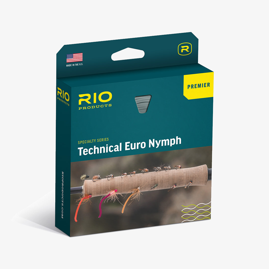 RIO Fly Fishing Fly Line FIPS Euro Nymph Line Neon, Dominican