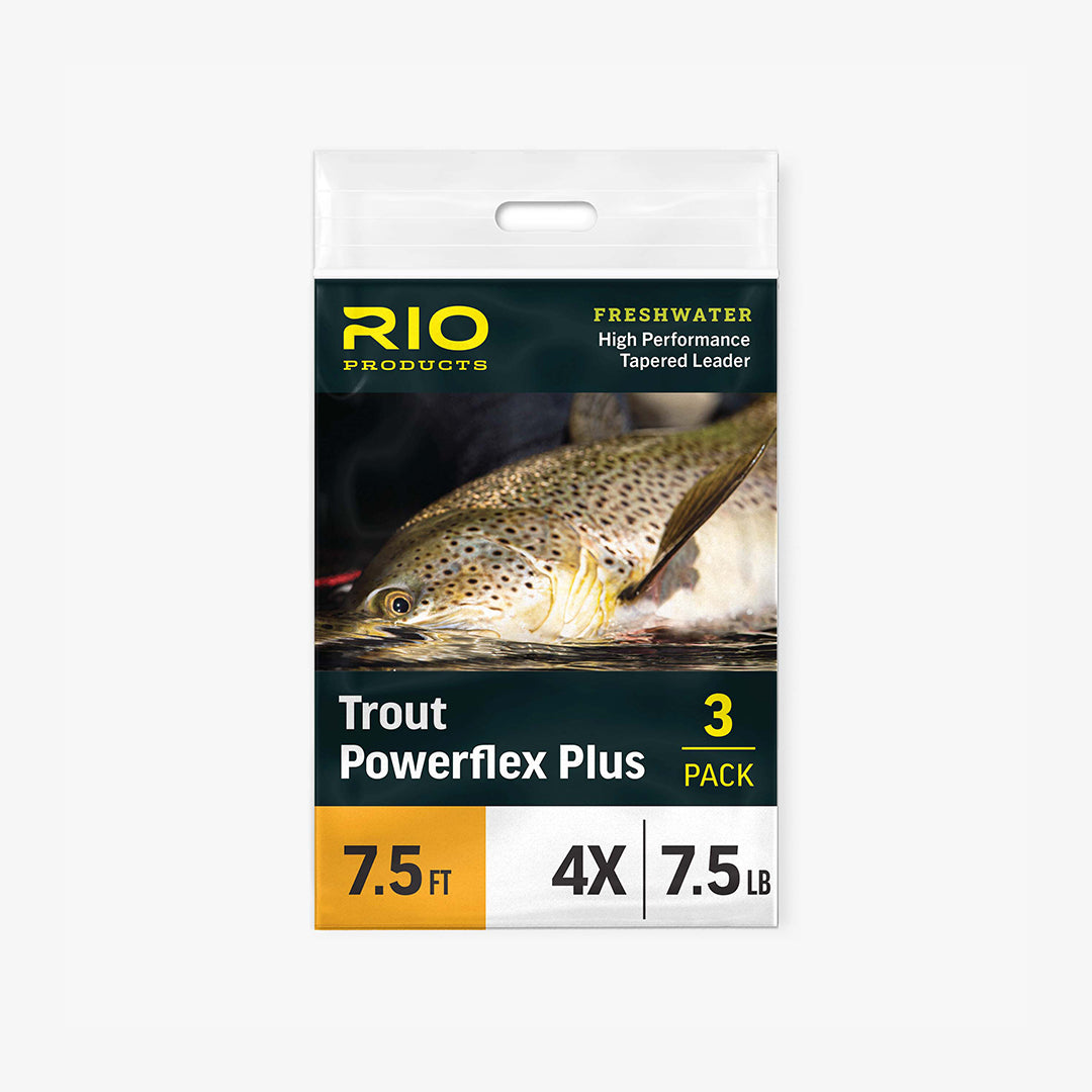 Rio Powerflex Trout Leaders 3 PK 9ft 4x for sale online