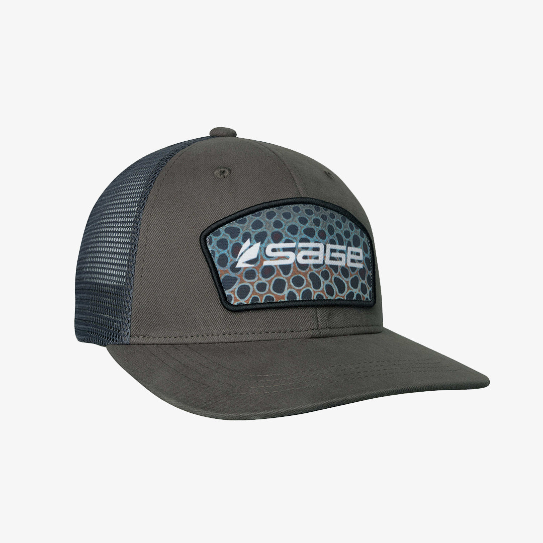 Patch Trucker Hat - Brown Trout