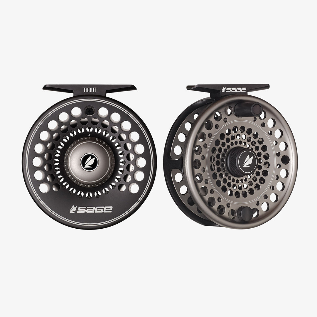 Fly Fishing Reel 1/2 3/4 5/6 7/8 Black Silver Aluminum Right or Left-Handed
