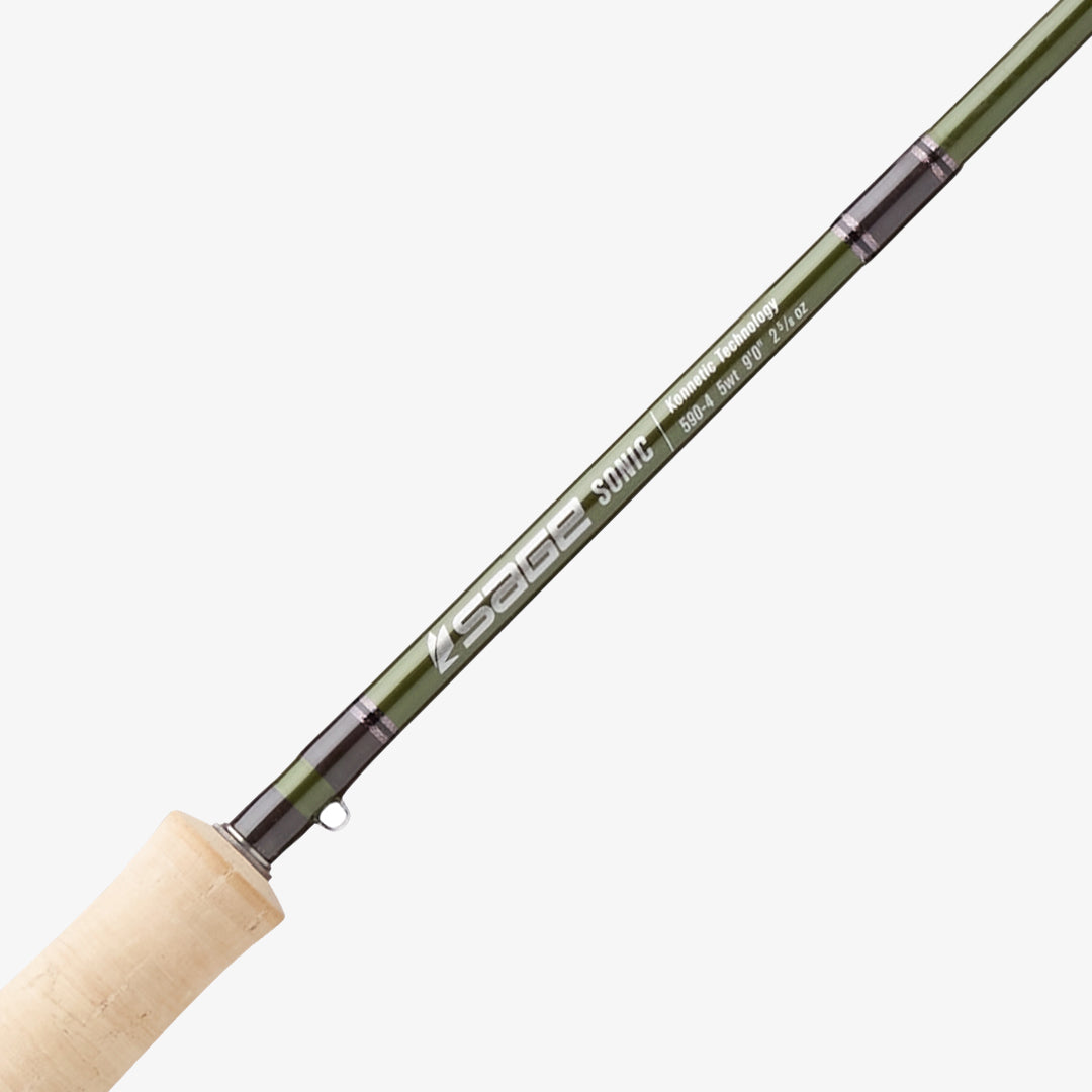 Sage R8 596-4 Core Fly Rod 5WT 9'6 L 4 PC Fighting Butt: Angler's