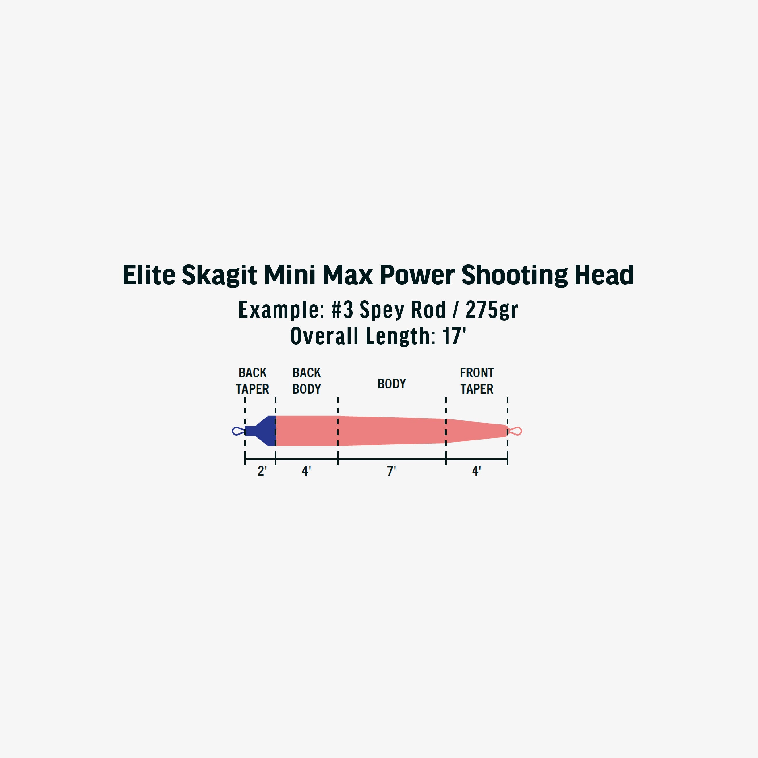 Elite Skagit Mini Max Power Shooting Head