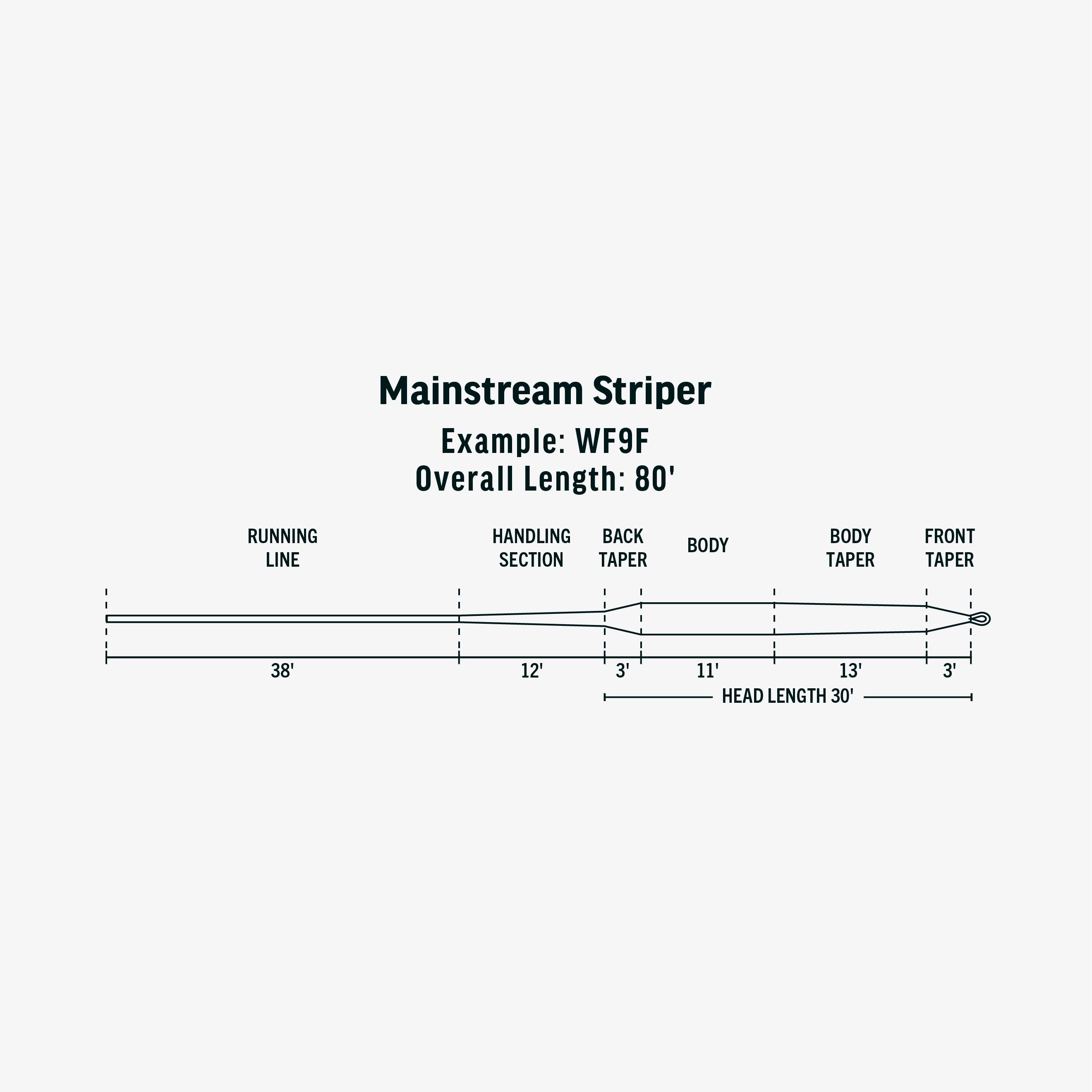 Mainstream Striper Fly Line