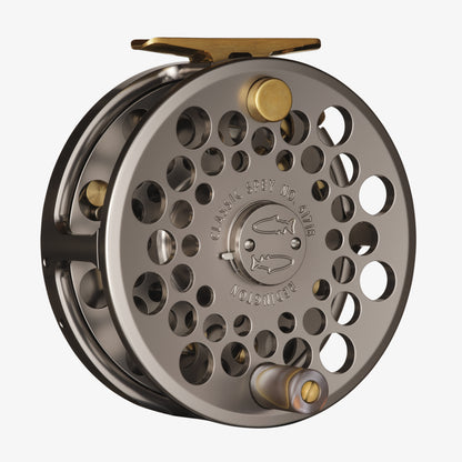 Silver Classic Spey Reel, front