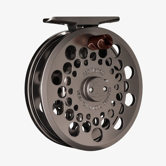 Silver Classic Trout Reel, front