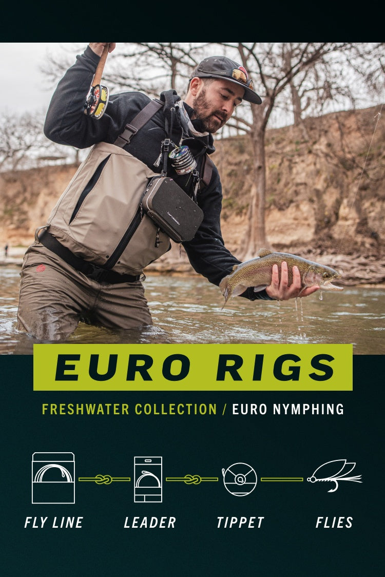 Rio Fly Fishing FIPS Euro Nymph LINE W/Leader 