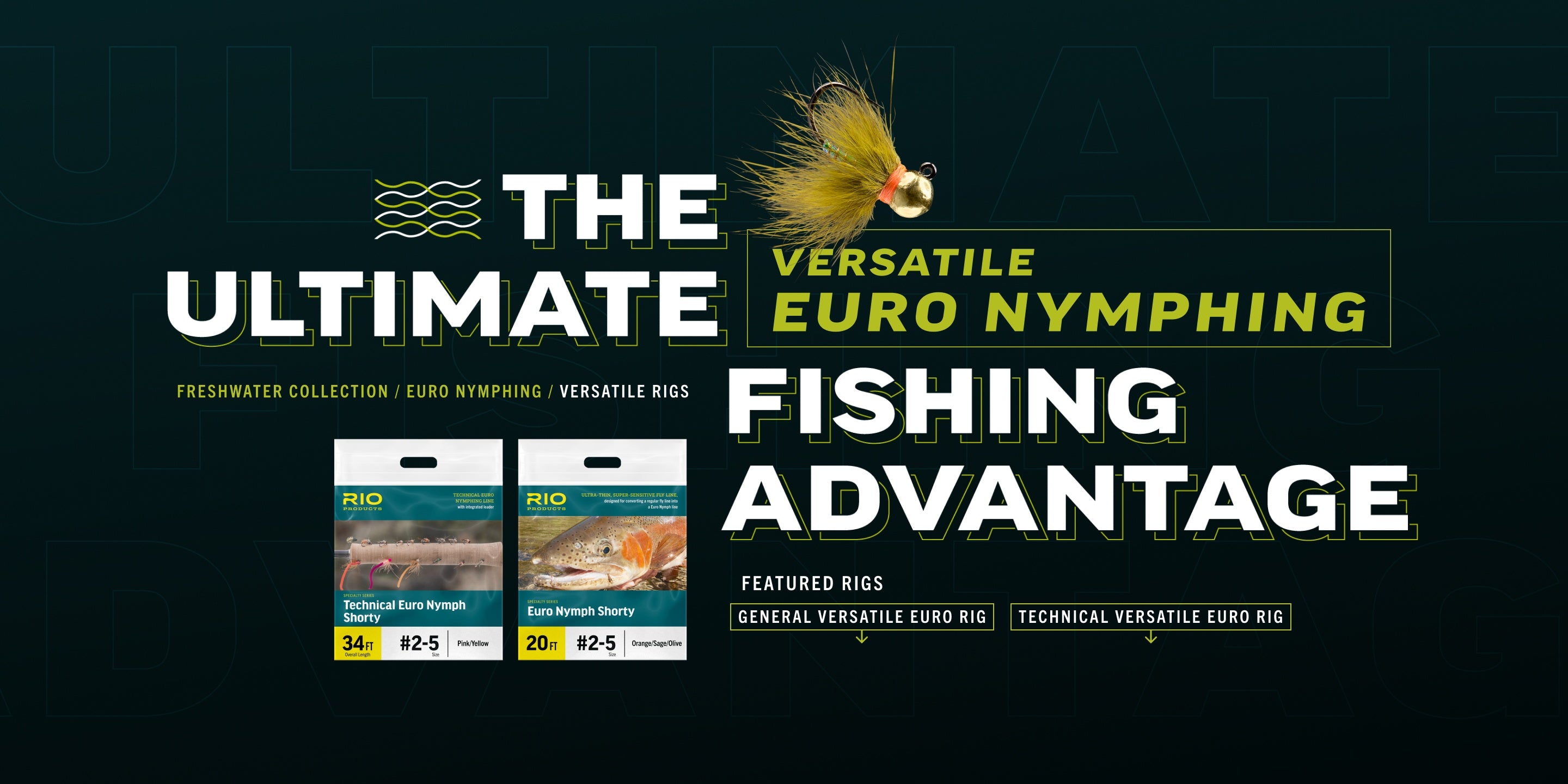 Euro Rig RIO Fly Fishing Rigs Euro Nymphing Versatile