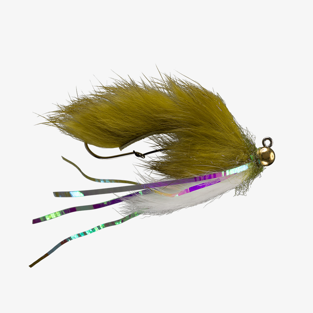 Olive / White