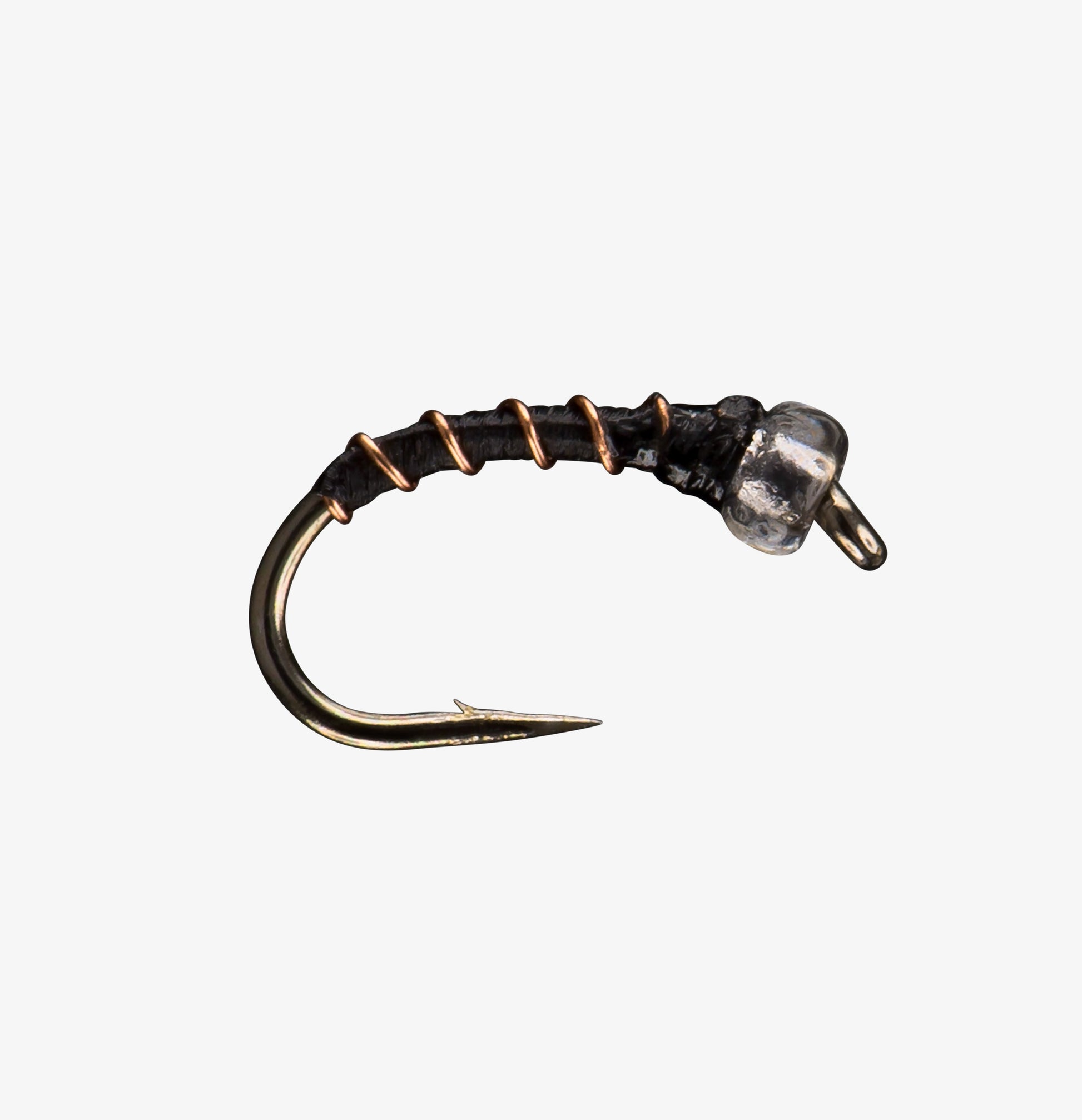 Glass Zebra Midge Black