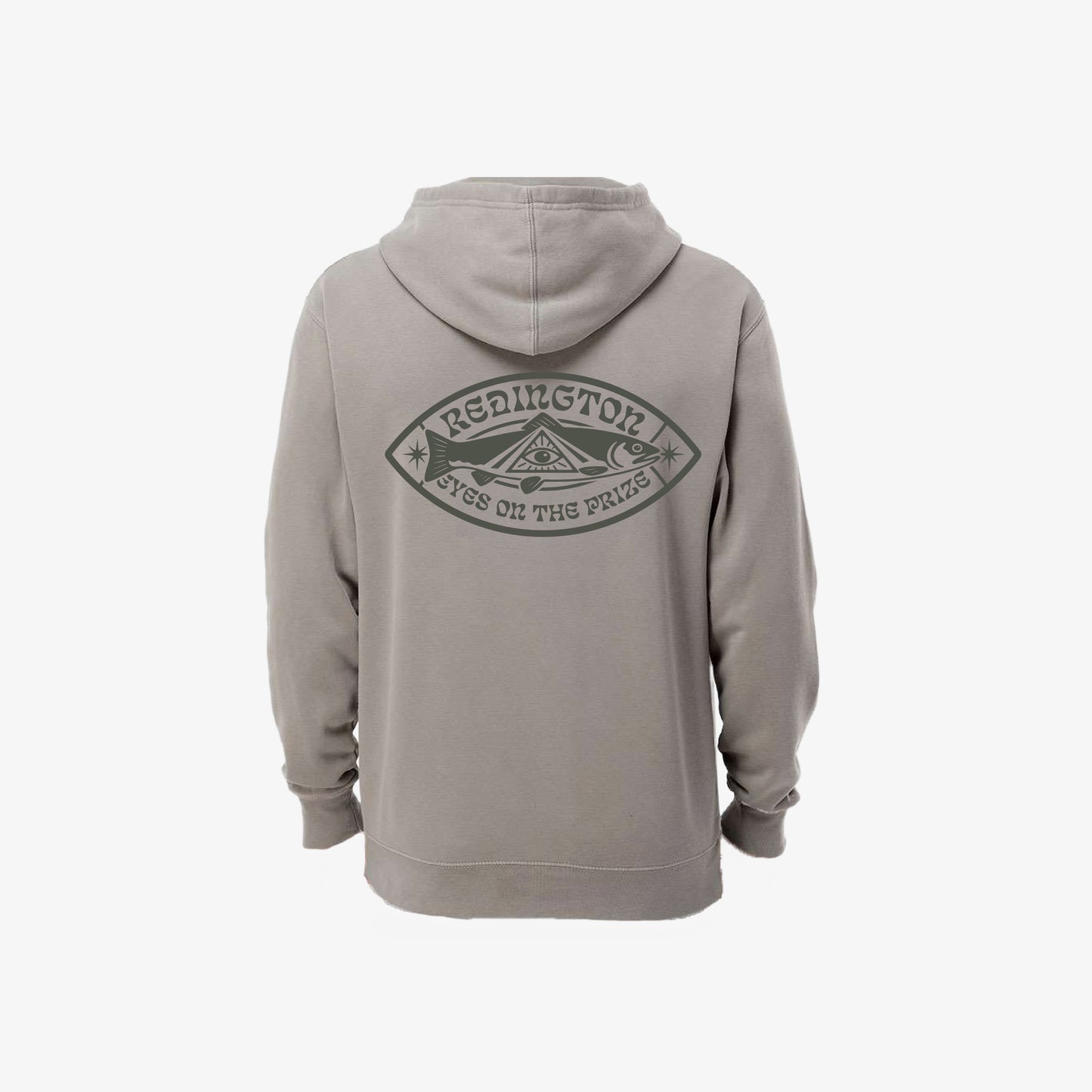 Image of the Eye on the Prize Hoodie, back
