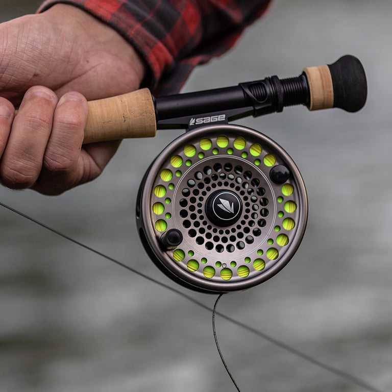 Sage Trout Fly Reel - 4/5/6 - Stealth/Silver