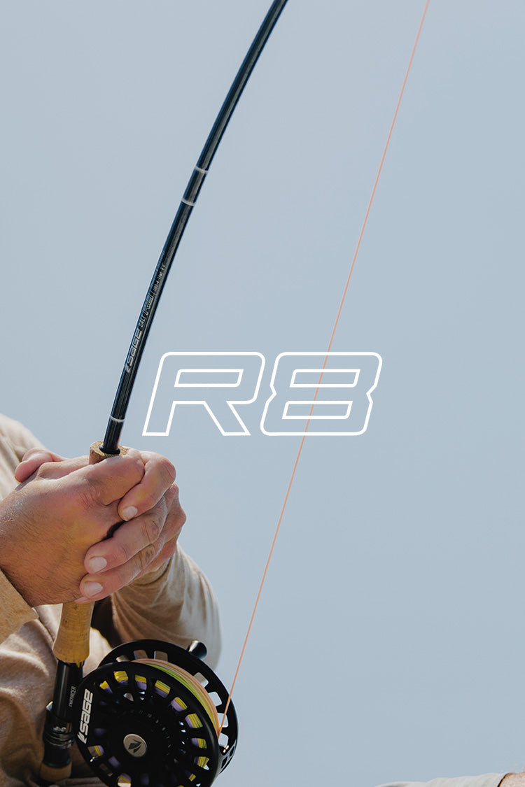 Sage  R8 CORE 590-4 Fly Fishing Rod 5 Weight, 9ft