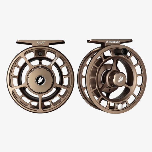 Bronze Shift reel front and back view
