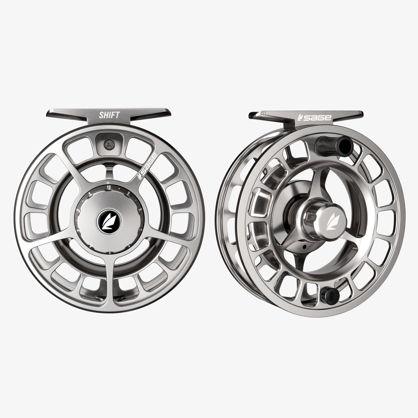 Platinum Shift reel front and back view