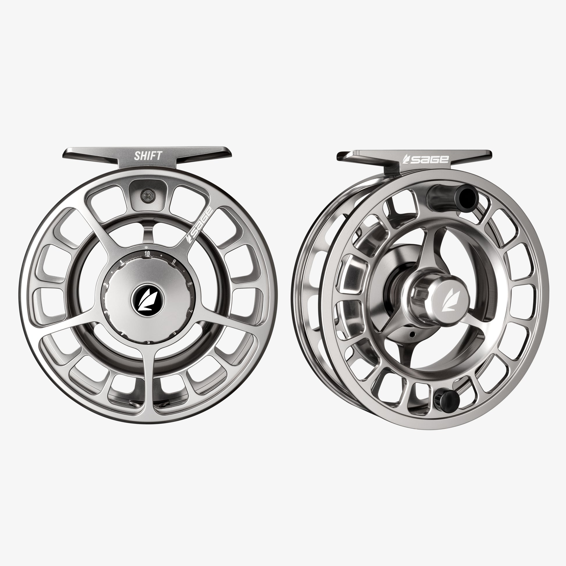 Platinum Shift reel front and back view