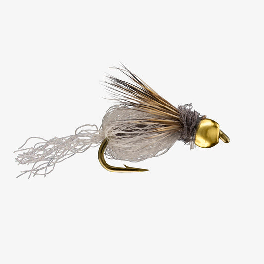 CaddisSparklePupaBead Gray 