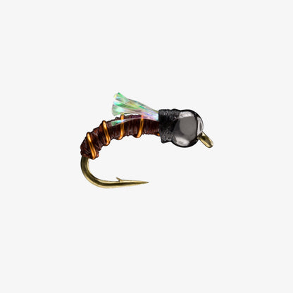 CrystalDipBead Brown 
