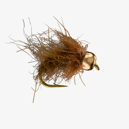 MangyCaddisBead Brown 