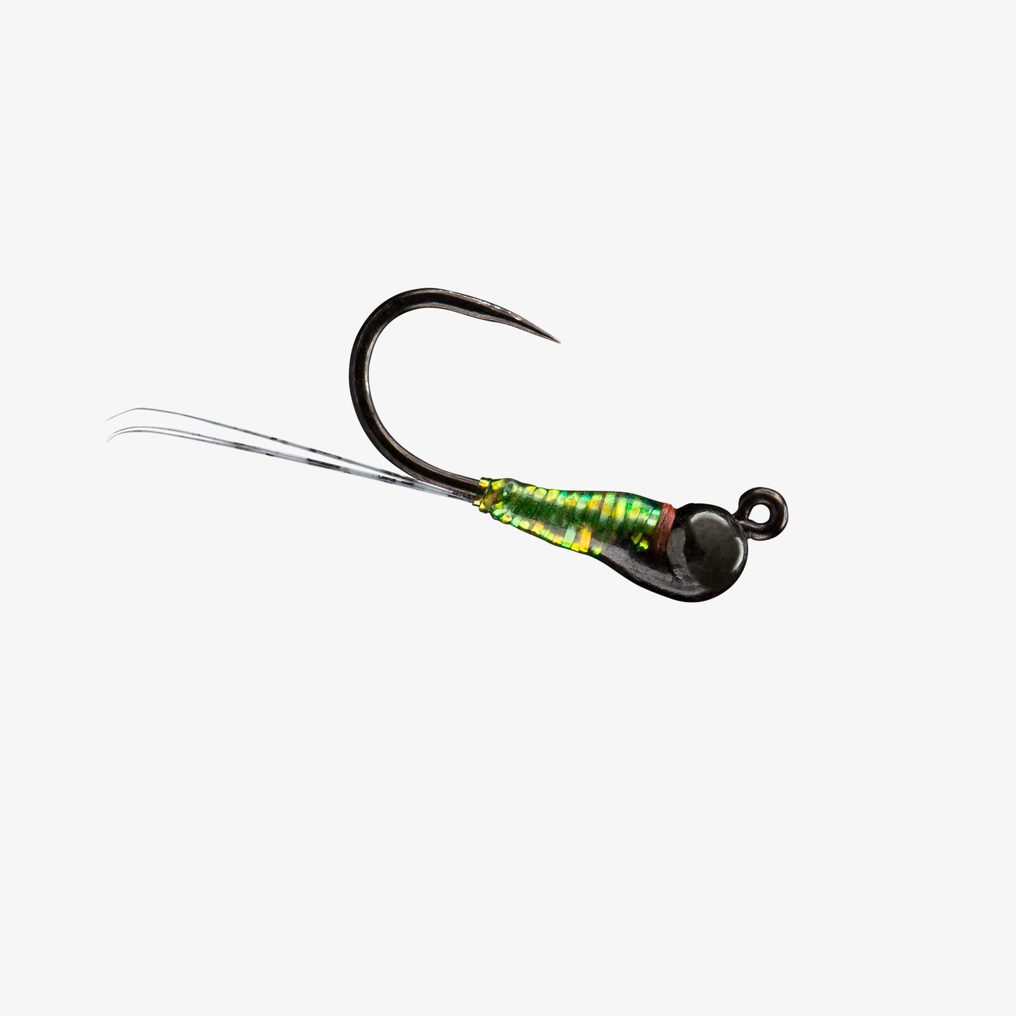 RIO's RainDropTB MatteBlackBead-Olive 