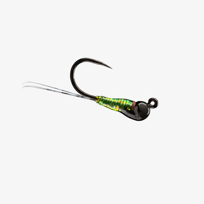 RIO's RainDropTB MatteBlackBead-Olive 