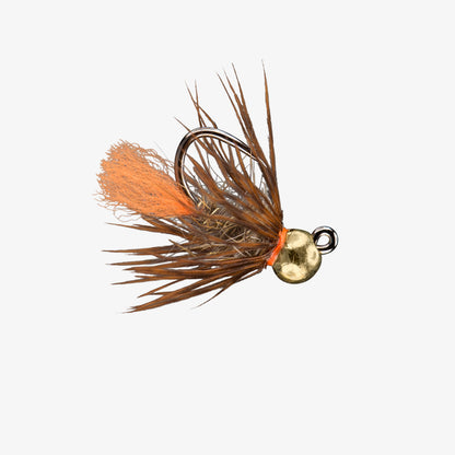 RIO's SHERaTB-MatteBlackBead Orange 