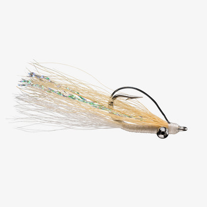 SkinnyWaterClouserMinnowWeedless TanWhite 