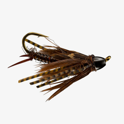 Black/Brown - Hookup Stone Pattern - Bead Nymph