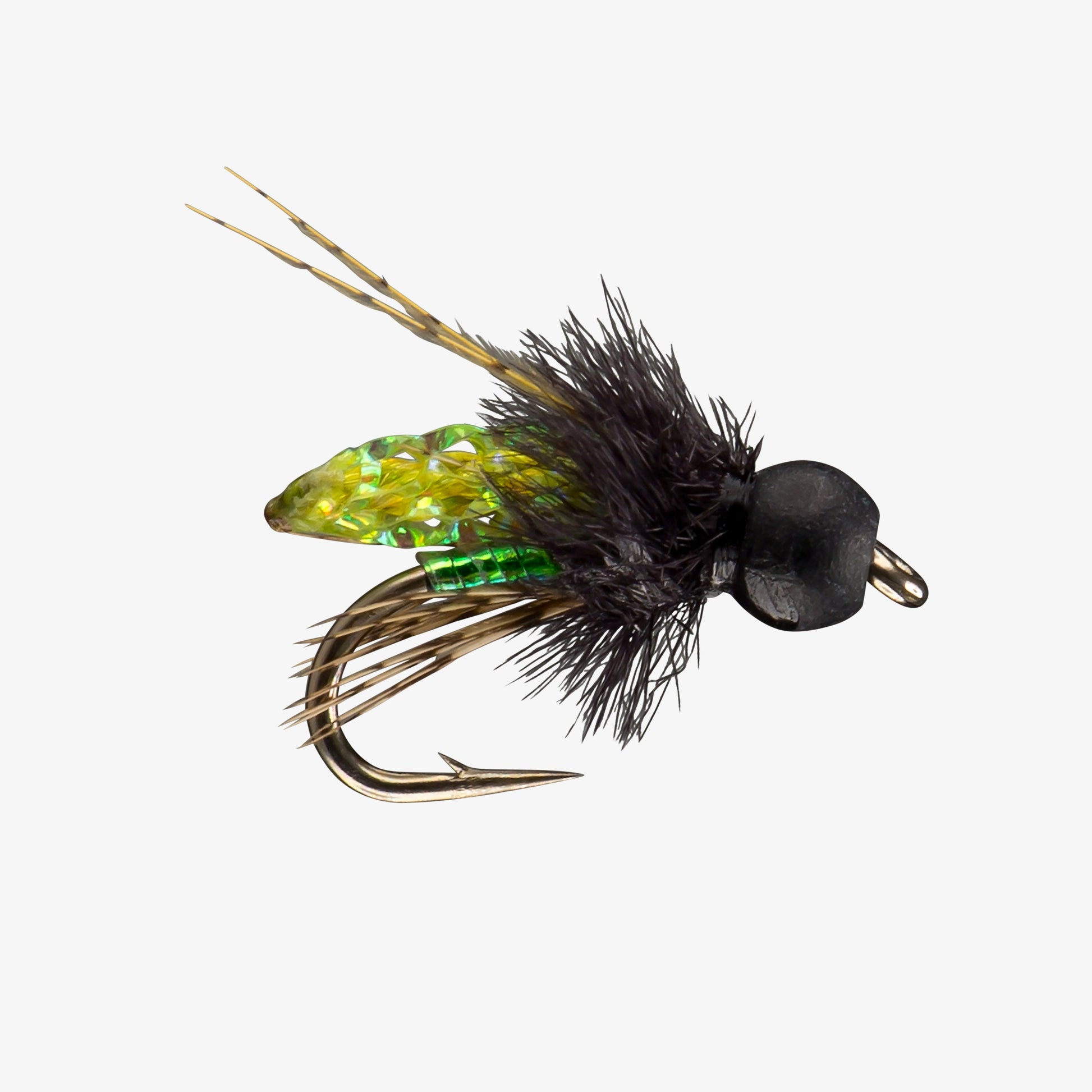 Olive - PC Poopah Pattern - Tungsten Nymph