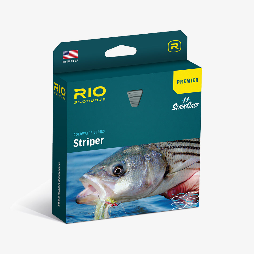 Angled view of Premier Striper Fly Line Box