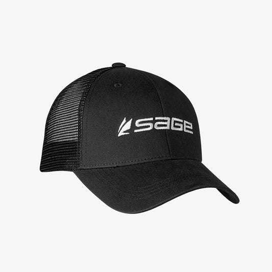 Sage Mesh fly fishing hat in black
