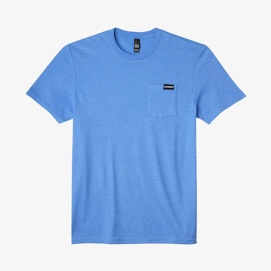 M's Sage Logo Pocket Tee Heather Royal