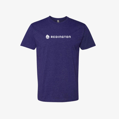 A blue t-shirt with the Redington logo printed in white across the chest.