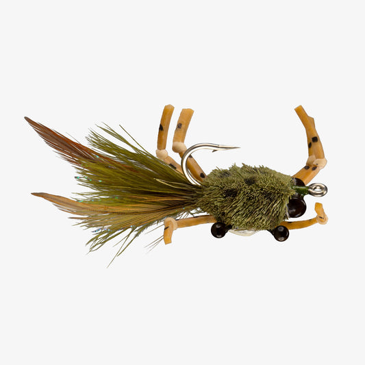 Olive - Diving Crab Fly Image - Saltwater Flats