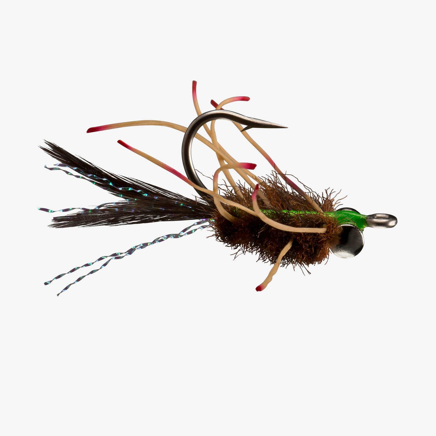 Brown - Permit Crab Pattern - Saltwater Flats
