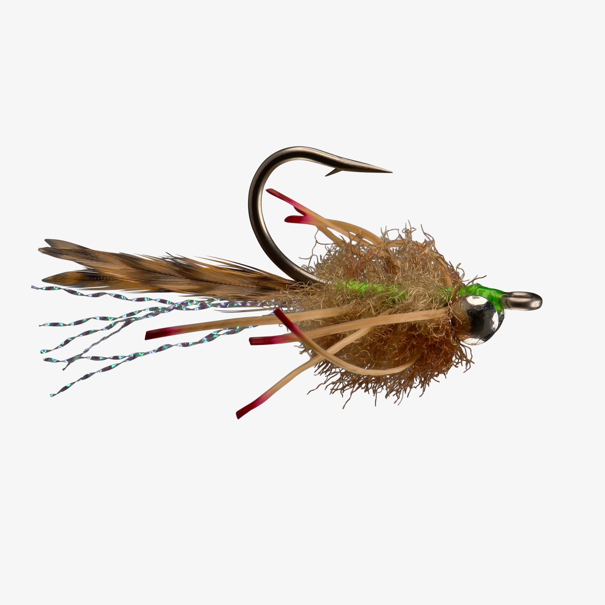 Tan - Permit Crab Pattern - Saltwater Flats